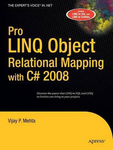 Cover image for Pro LINQ Object Relational Mapping in C# 2008