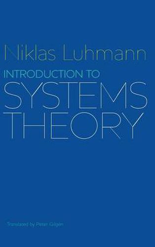Cover image for Introduction to Systems Theory