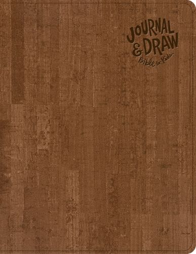 Cover image for CSB Journal and Draw Bible for Kids, Brown Cork Leathertouch