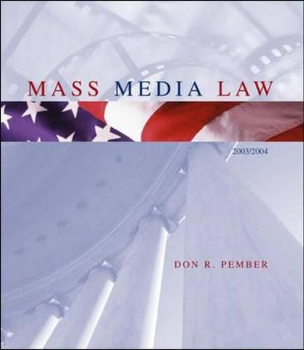 Cover image for Mass Media Law