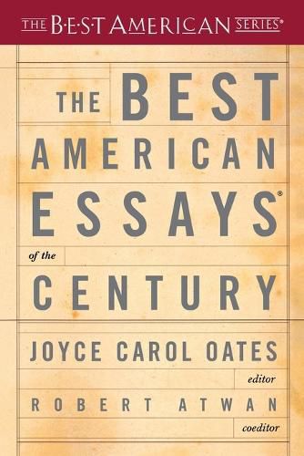 Cover image for The Best American Essays of the Century