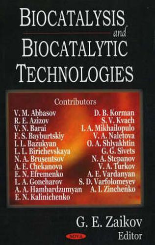 Cover image for Biocatalysis & Biocatalytic Technologies
