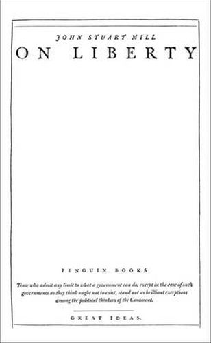 Cover image for On Liberty