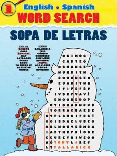 Cover image for English-Spanish Word Search Sopa de Letras #1