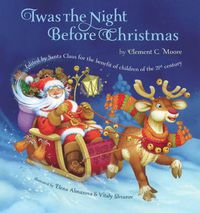 Cover image for Twas the Night Before Christmas: Edited by Santa Claus for the Benefit of Children of the 21st Century