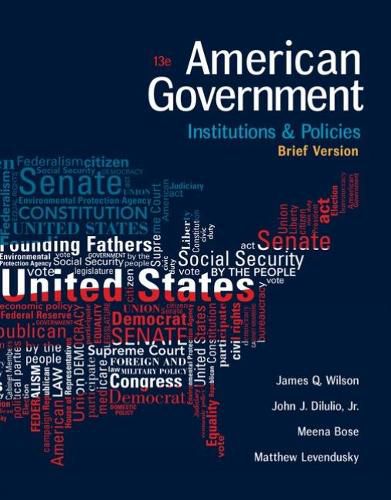 Cover image for American Government: Institutions and Policies, Brief Version