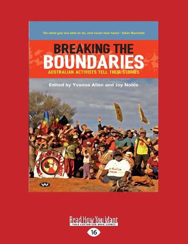 Breaking the Boundaries: Australian activists tell their stories