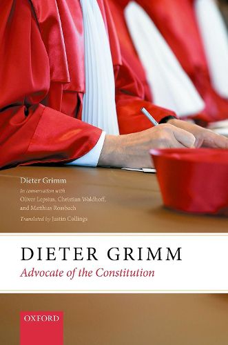 Cover image for Dieter Grimm: Advocate of the Constitution