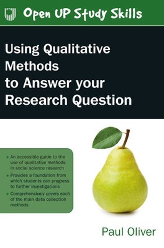 Cover image for Using Qualitative Methods to Answer Your Research Question