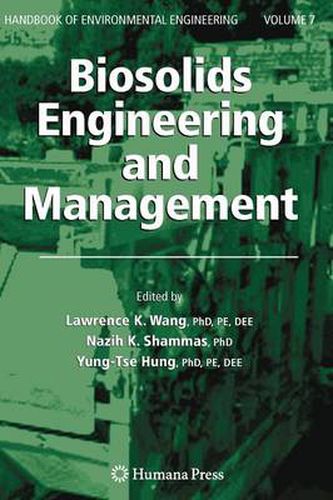 Cover image for Biosolids Engineering and Management