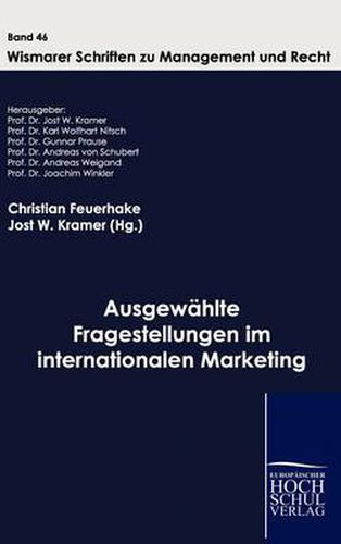 Cover image for Ausgewahlte Fragestellungen im internationalen Marketing