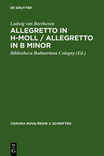 Cover image for Allegretto in h-Moll / Allegretto in B minor