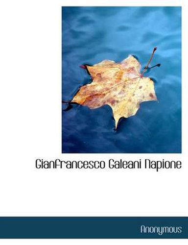 Cover image for Gianfrancesco Galeani Napione