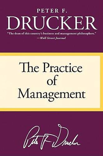 Cover image for The Practice of Management