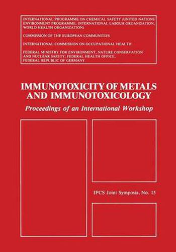 Cover image for Immunotoxicity of Metals and Immunotoxicology