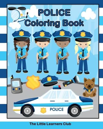 Cover image for Police Coloring Book