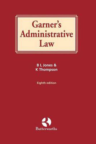 Cover image for Garner's Administrative Law