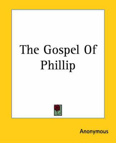 Cover image for The Gospel Of Phillip