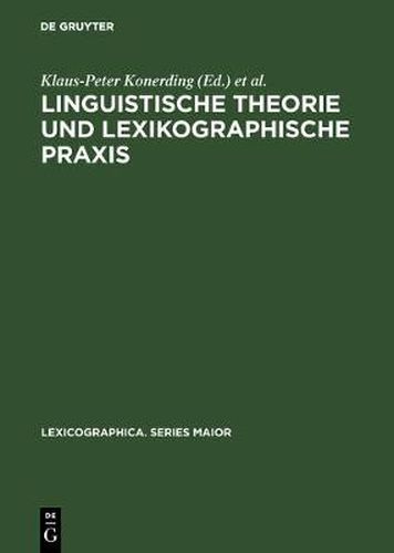 Cover image for Linguistische Theorie und lexikographische Praxis