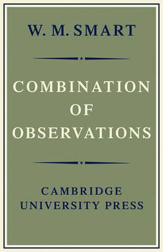 Cover image for Combination of Observations