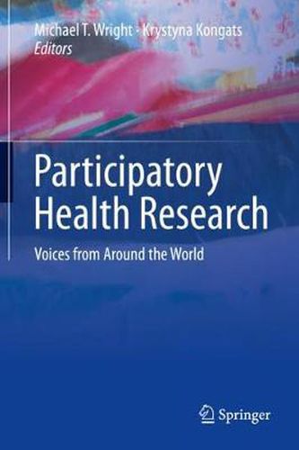 Cover image for Participatory Health Research: Voices from Around the World