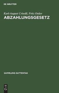 Cover image for Abzahlungsgesetz