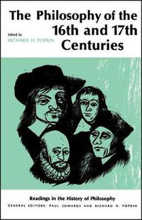 Cover image for Philosophy of the Sixteenth and Seventeenth Centuries