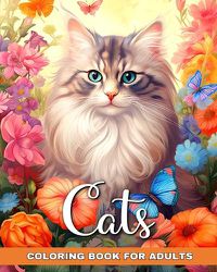 Cover image for Cats Coloring Book for Adults