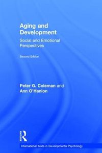 Cover image for Aging and Development: Social and Emotional Perspectives