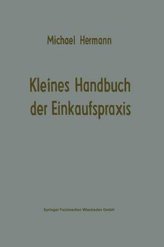 Cover image for Kleines Handbuch Der Einkaufspraxis