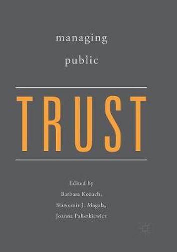 Cover image for Managing Public Trust