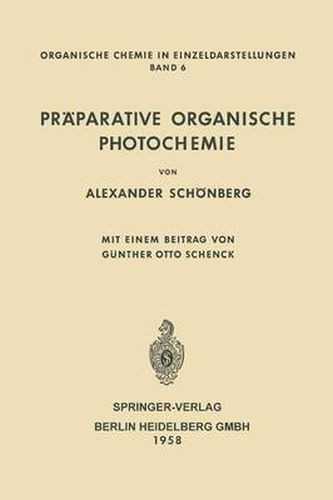 Cover image for Praparative Organische Photochemie