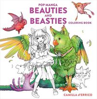 Cover image for Pop Manga Beauties and Beasties Coloring Book