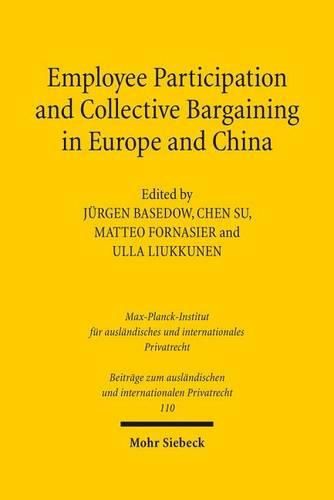 Cover image for Employee Participation and Collective Bargaining in Europe and China