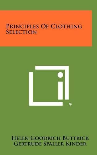 Cover image for Principles of Clothing Selection