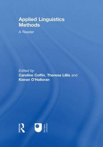 Cover image for Applied Linguistics Methods: A Reader
