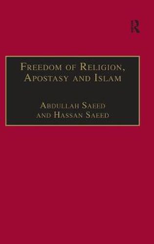 Cover image for Freedom of Religion, Apostasy and Islam