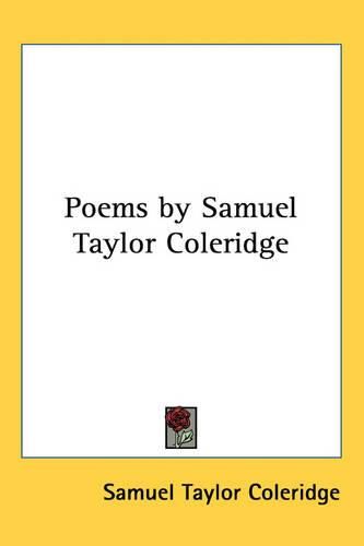 Cover image for Poems by Samuel Taylor Coleridge