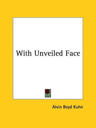 Cover image for With Unveiled Face