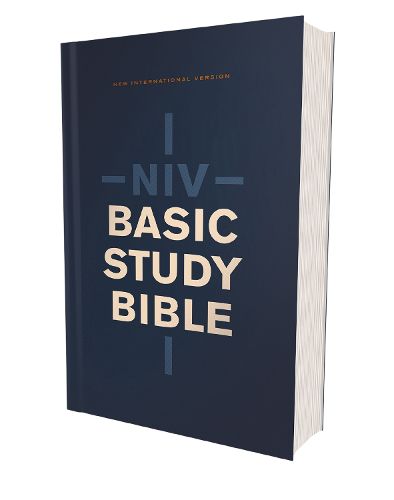 Cover image for NIV, Basic Study Bible, Economy Edition, Paperback, Blue, Red Letter