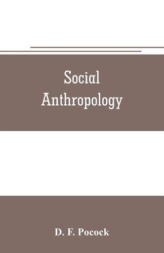 Cover image for Social anthropology