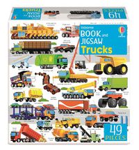 Cover image for Usborne Book and Jigsaw Trucks
