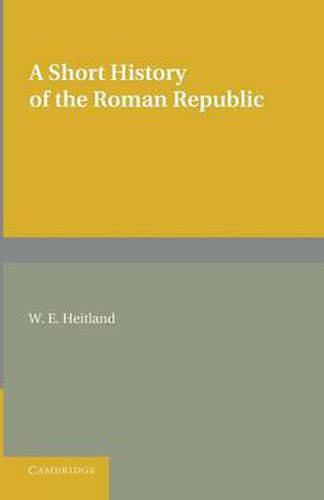 Cover image for A Short History of the Roman Republic