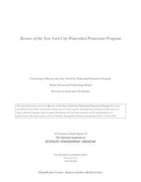 Cover image for Review of the New York City Watershed Protection Program