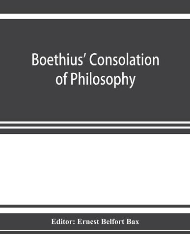 Cover image for Boethius' Consolation of philosophy