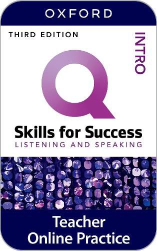 Cover image for Q Skills for Success Intro Listening and Speaking Teacher's Book: with iQ Online Practice