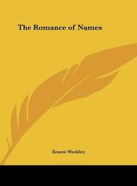 Cover image for The Romance of Names