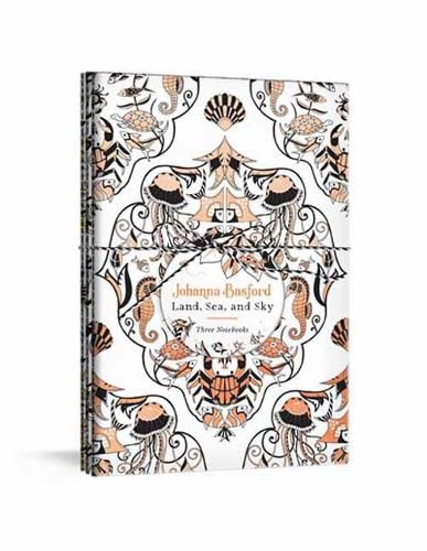 Johanna Basford Land Sea And Sky Three Colorable Notebooks