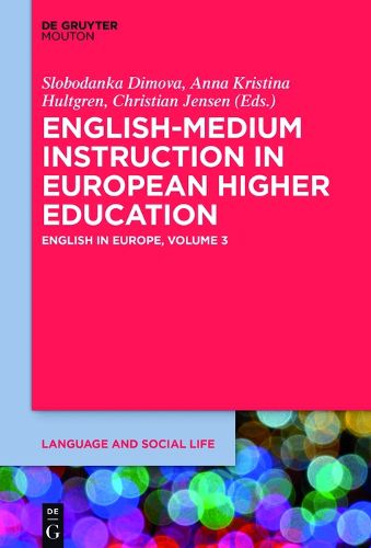 Cover image for English-Medium Instruction in European Higher Education