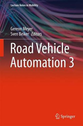 Cover image for Road Vehicle Automation 3